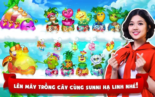 game nông trại - Khu vườn trên mây - Sky Garden